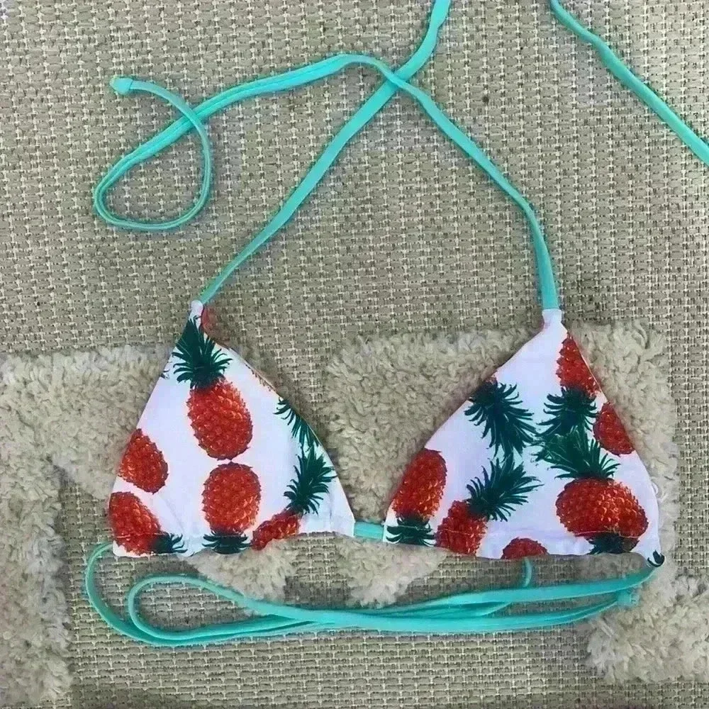 NWOT Fruit Print Reversible Bikini